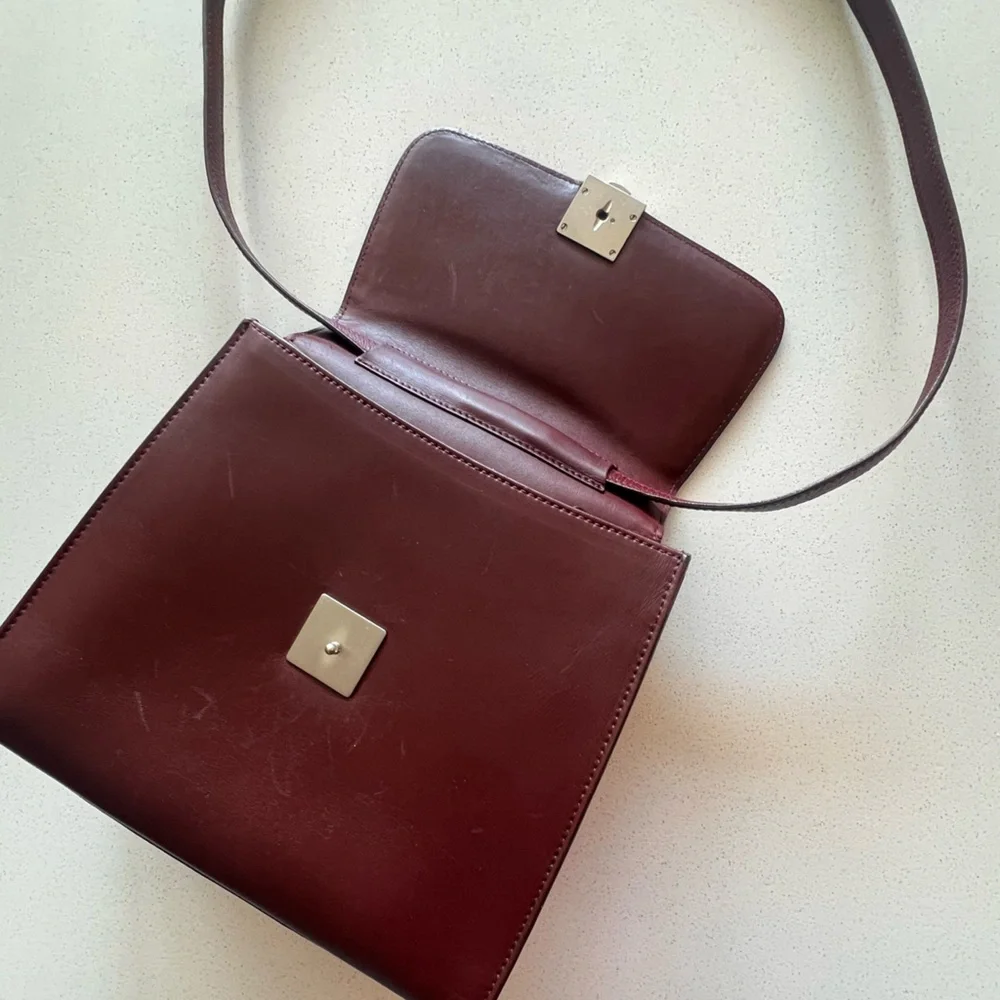 Rare Coach 6701 Bridle Top Handle Kelly Bag, Burgundy, Good Vintage Condition - Picture 6 of 16